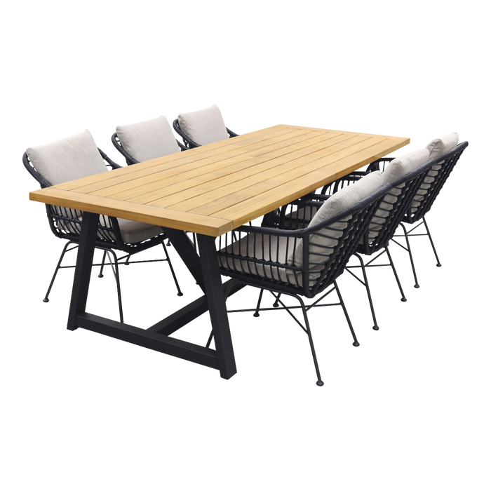 GI Margriet black |Noah tuinset -7-delig