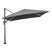 Garden Impressions Hawaii zweefparasol 300x300 c. black - donker grijs