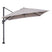 Garden Impressions Hawaii zweefparasol 300x300 c. black - zand