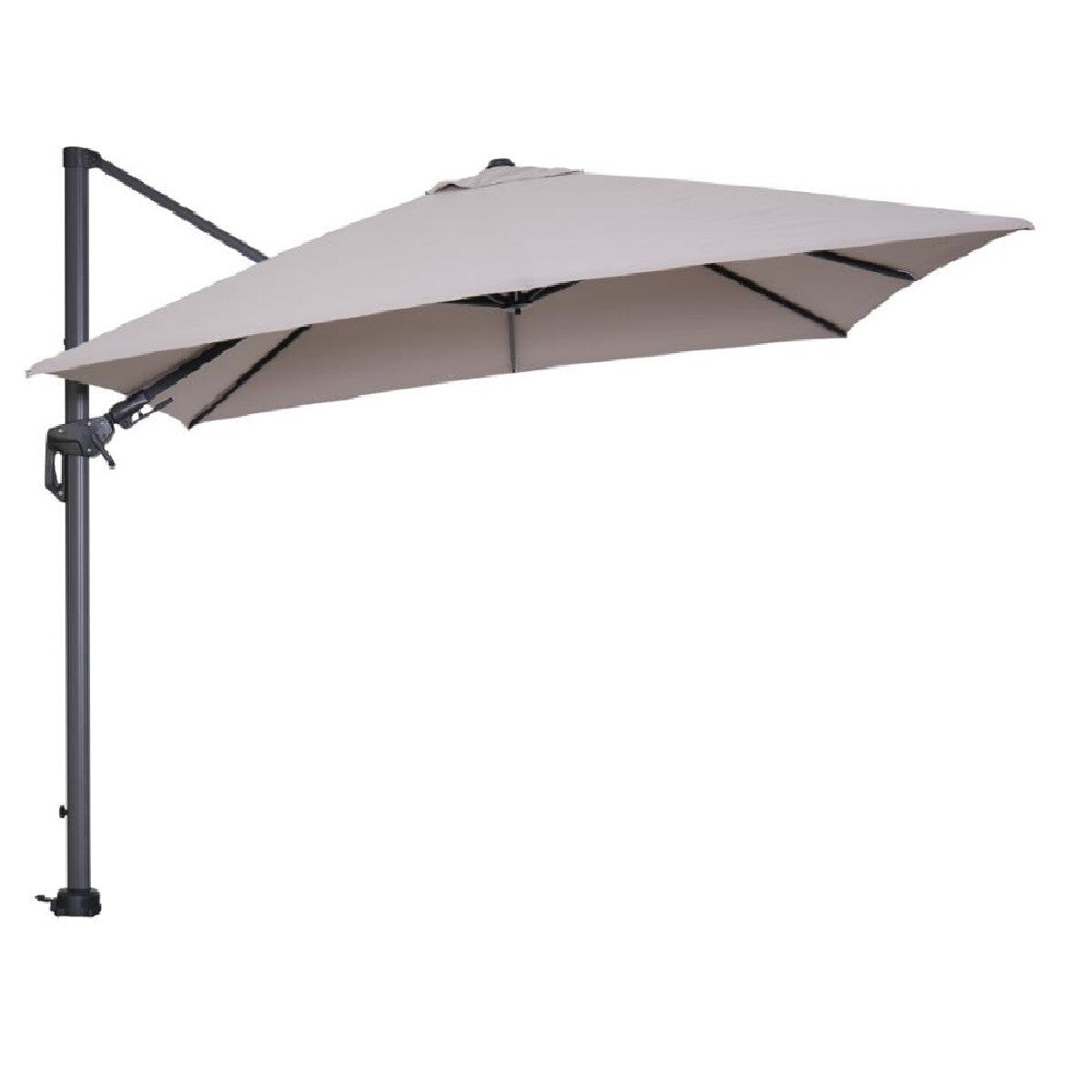 Garden Impressions Hawaii zweefparasol 300x300 c. black - zand
