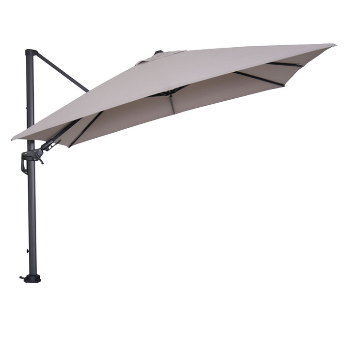 Garden Impressions Hawaii zweefparasol 300x300 c. black - zand