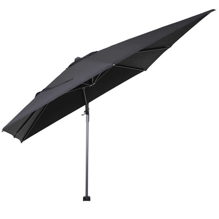 Garden Impressions Hawaii zweefparasol 300x300 c. black - zwart