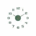 Karlsson Wandklok Diy Sunset Numbers - Groen - Ø35cm