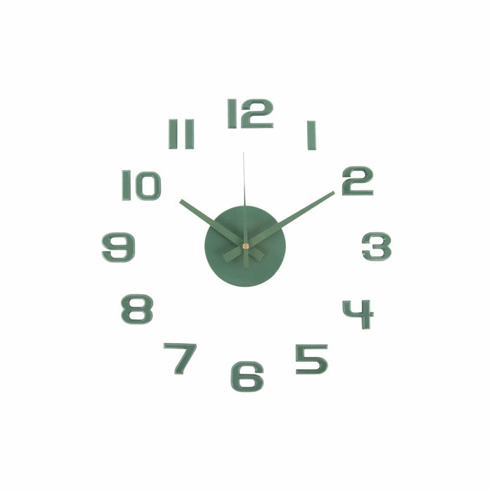 Karlsson Wandklok Diy Sunset Numbers - Groen - Ø35cm