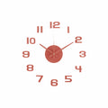 Karlsson Wandklok Diy Sunset Numbers - Rood - Ø35cm