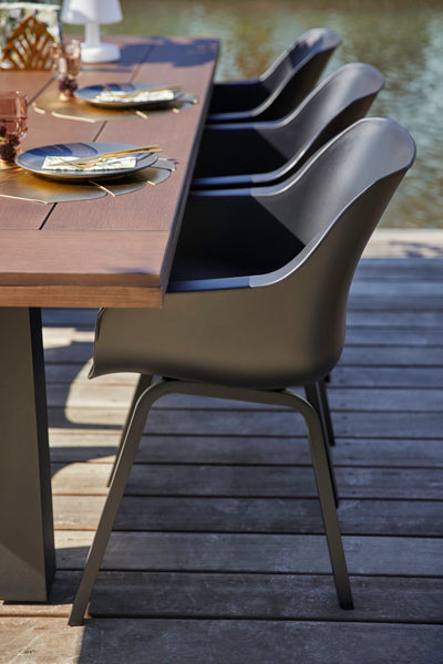 Hartman Sophie Element Tuinstoel - Set van 4 - Carbon Black