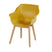 Hartman Sophie Studio dining armstoel - Curry Yellow - Teak poot