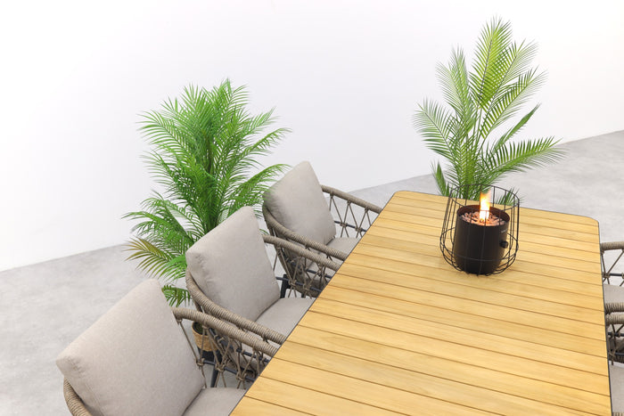 VDG Hartman Monza|General verstelbare tuinset - 220x100 cm. - 7-delig