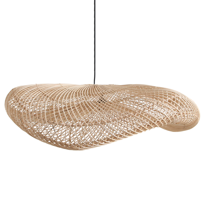 Raw Materials Wave lamp natural XXL