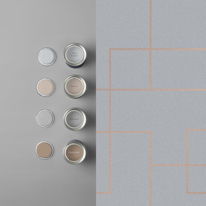 Graham & Brown vliesbehang Primo Grey grijs