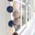 Cotton Ball Lights regular lichtslinger blauw - Steel blue 35