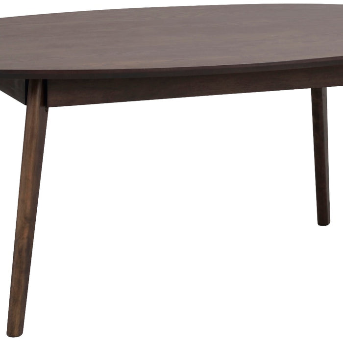 Rowico Yumi Ovale Salontafel - L130 X B65 X H48 Cm - Donkerbruin