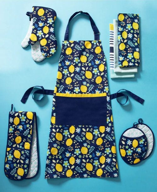 Schort, Katoen, 70 x 89 cm - Ladelle | Positano