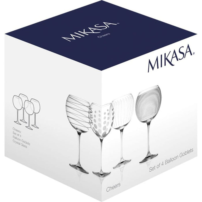Set van 4 Ballon Glazen, 0.75 L - Mikasa | Cheers