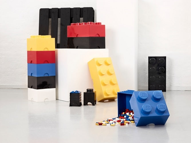 LEGO - Opbergbox Brick 4, Blauw - LEGO