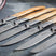 Steakmessen, Set van 6, Olijfhout|RVS, Bruin - In Luxe Giftbox - Lagui