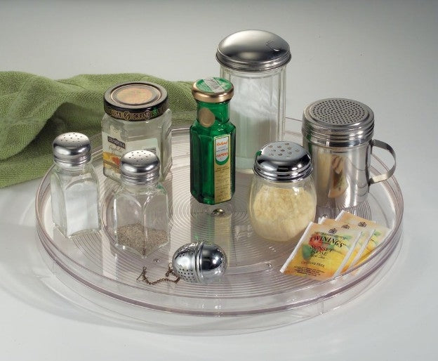 Lazy Susan Draaiplateau, 36.8 cm, Kunststof, Transparant - iDesign | L