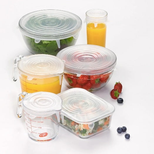 Schaal Covers, Set van 6 Stuks, Siliconen, Transparant - Tala