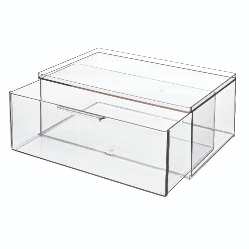 iDesign - Opberglade, 17.8 x 26.7 x 10.8 cm, Kunststof, Transparant -