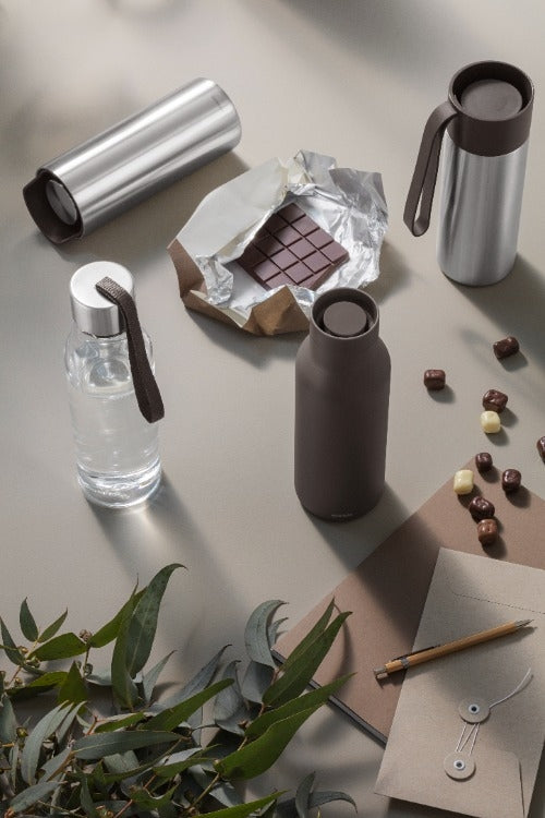 Drinkfles, 0.5 L, Chocolate Bruin - Eva Solo