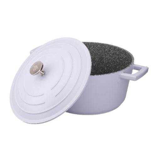 Braadpan, Gietaluminium, 24 cm, 4 L, Lavendel - MasterClass