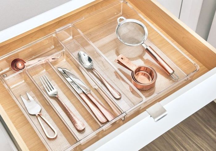 iDesign - Lade Organizer, 5 Vakken, Uitschuifbaar 28.7 x 36.6 x 5.8 cm