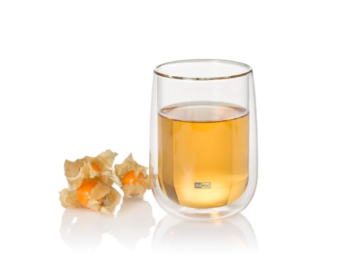 Theeglazen, Set van 2 Stuks, Dubbelwandig, 0.4 L - AdHoc | Duo Glass