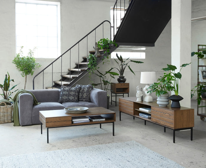 Giga Living - Salontafel Modica Salontafel Smoked Eiken 62x120cm