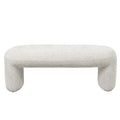 Giga Meubel - Bankje Beige Stof|Textiel - Scandinavisch - 110x45x40cm