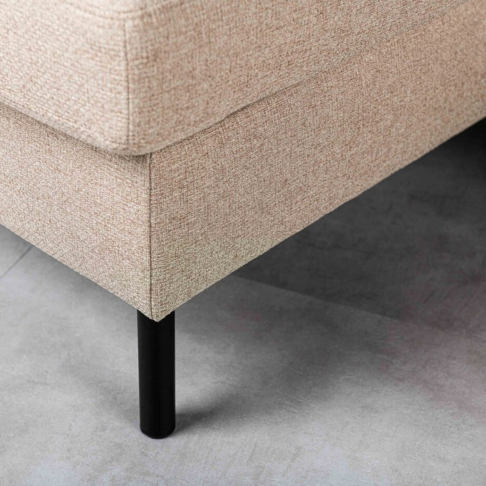 Giga Meubel - 3-Zitsbank Beige - 200x133x80cm - Stof - Bank Dillon