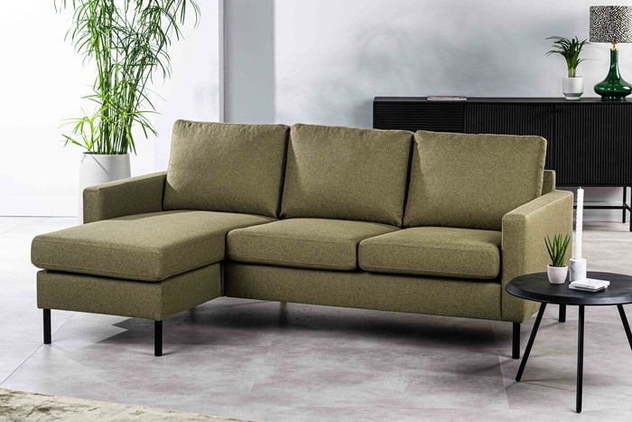 Giga Meubel - 3-Zitsbank Groen - 200x133x80cm - Stof - Bank Dillon