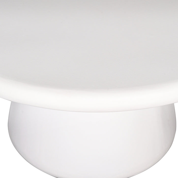 Giga Meubel - Salontafel Rond Beige - 70cm - Betonlook - Tafel Romy