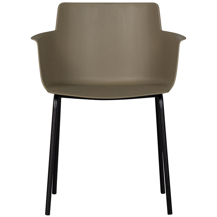 WOOOD Foppe Eetkamerstoel Outdoor - PP|Metaal - Jungle - Set van 4