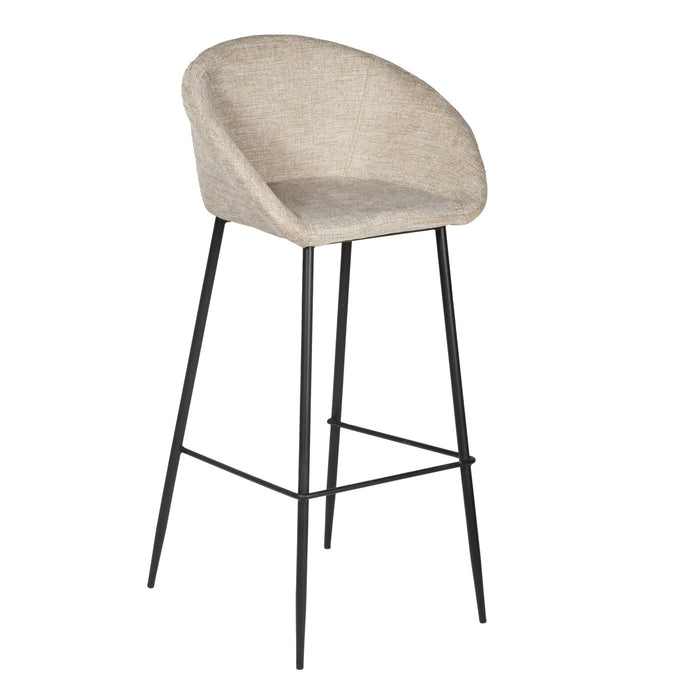 Giga Meubel - Barkruk Amira Beige  - Set van 2