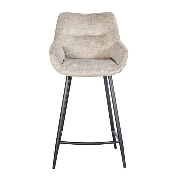 Giga Meubel - Barstoel Joah Beige  - Set van 2