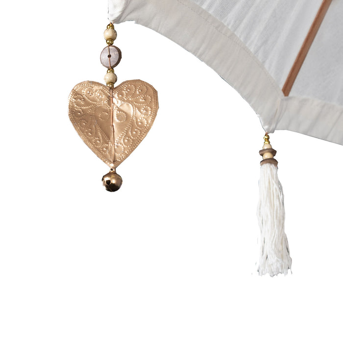 Giga Meubel - Parasol Bali Wit Boho 185x260cm