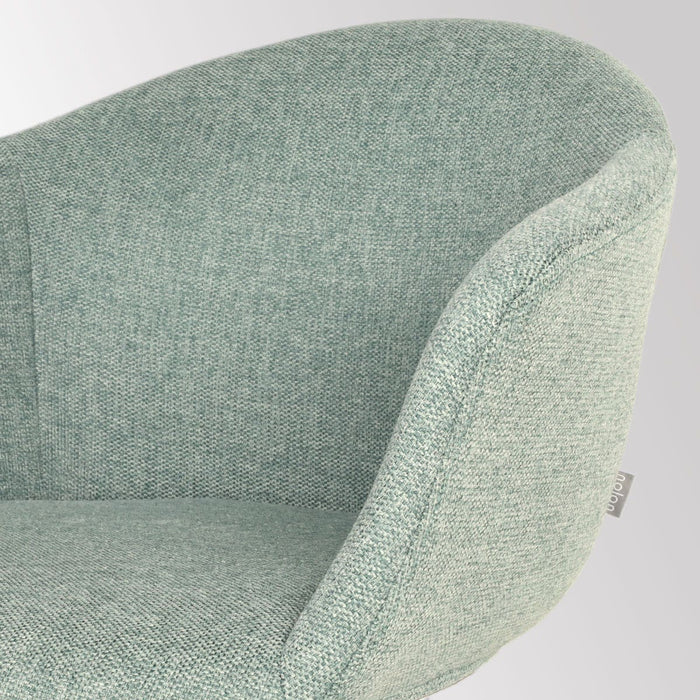 Nolon Nena-Otis Eetkamerstoelen Set van 2 - Zacht Groen - Houten Poten