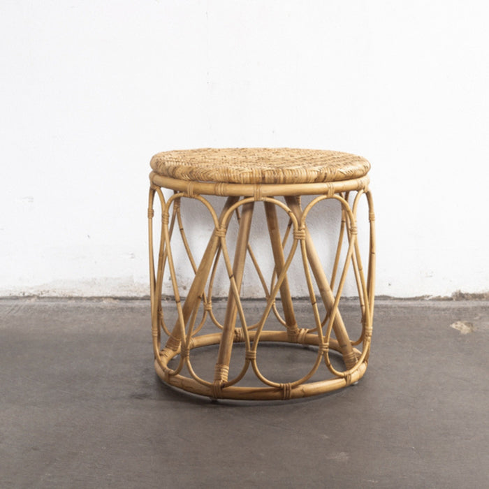 Giga Meubel - Salontafel Helena Naturel Ø43   - Rotan