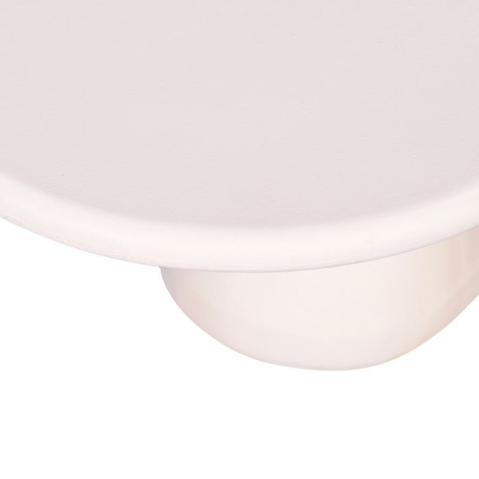 Giga Meubel - Salontafel Beige Ovaal 120cm - Betonlook