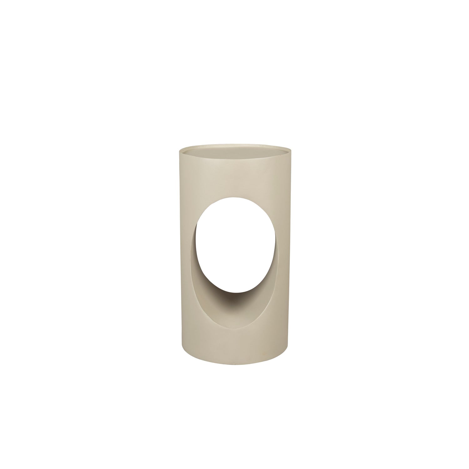 Dutchbone Sai Bijzettafel Rond 30 cm Metaal Zand| Beige