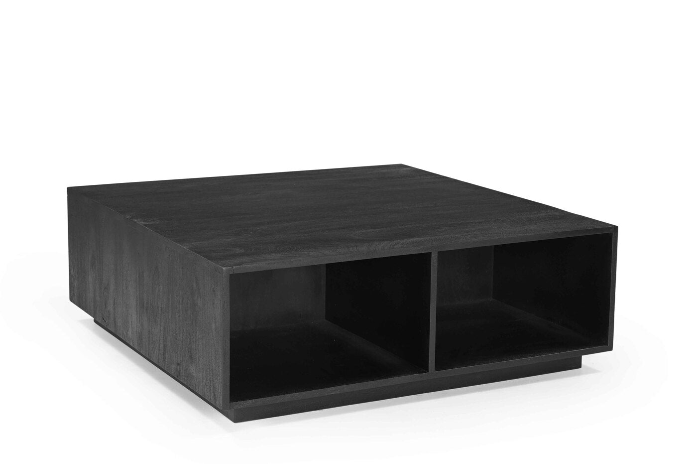 Giga Meubel - Salontafel Vierkant Zwart - Mangohout - 100cm