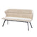 Giga Meubel - Eetkamerbank - Beige Stof - 160x60x88cm - Avery