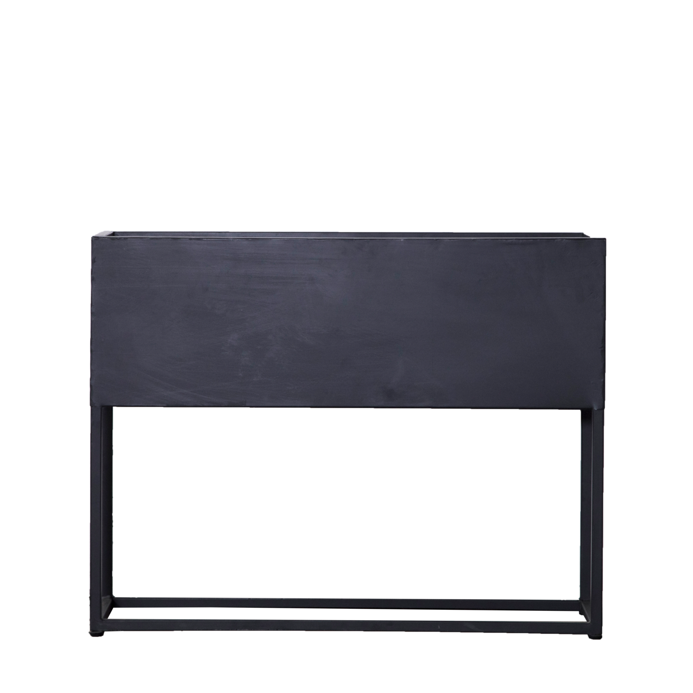 Giga Meubel - Plantenbak Zwart - Metaal - 90x25x70cm - Urban