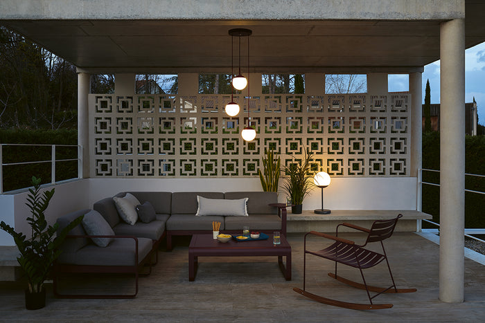 Fermob Mooon triple hanglamp - indoor|outdoor - carbone