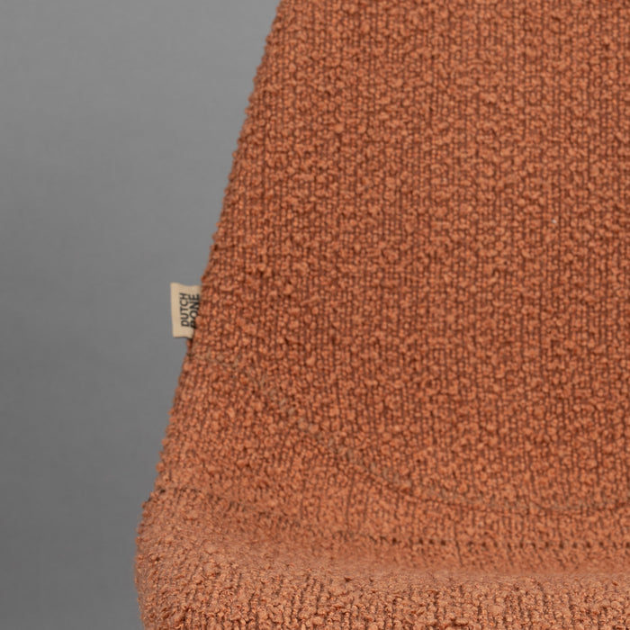 Dutchbone Franky Eetkamerstoel Bouclé - Terra