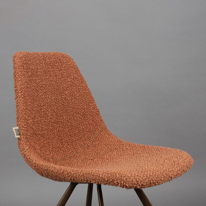 Dutchbone Franky Eetkamerstoel Bouclé - Terra