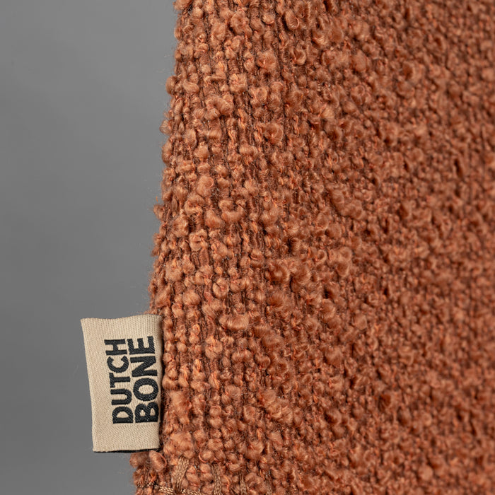 Dutchbone Franky Eetkamerstoel Bouclé - Terra
