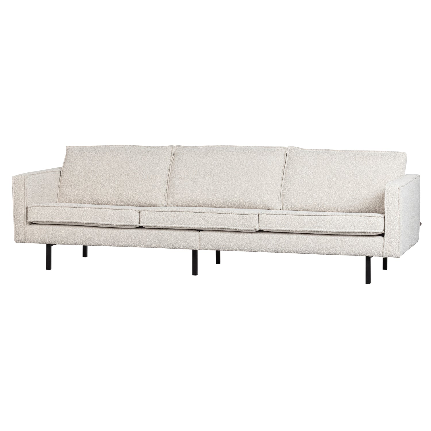 WOOOD Rodeo 3-Zits Bank - Velvet - Naturel - 85x277x86