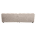 WOOOD Allure 3-Zits Bank - Geweven Stof - Naturel Melange - 79x280x86