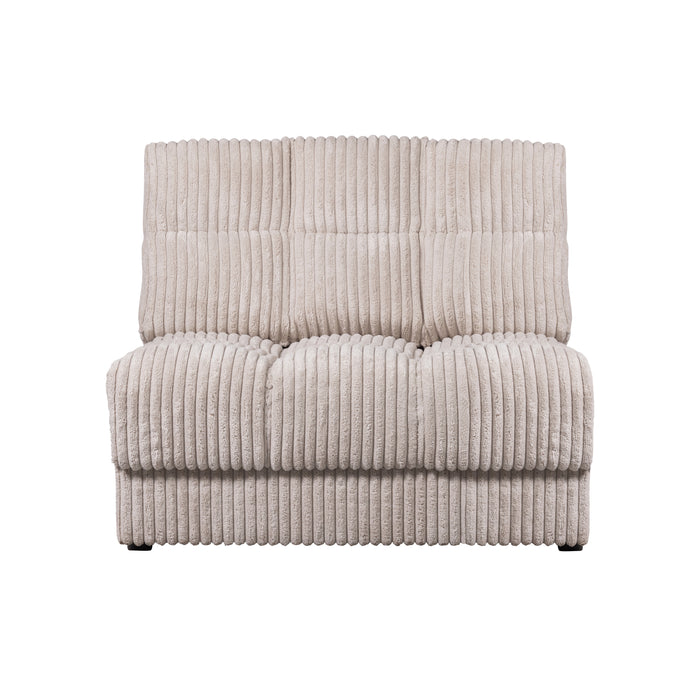 WOOOD Second Date 1-zits Element - Grove Ribstof - Naturel